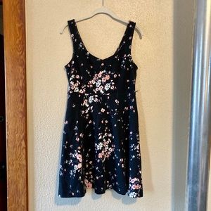 Lauren Conrad Floral Knee Length Tank Dress